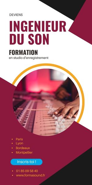 Formation Ingénieur du Son - Formasound