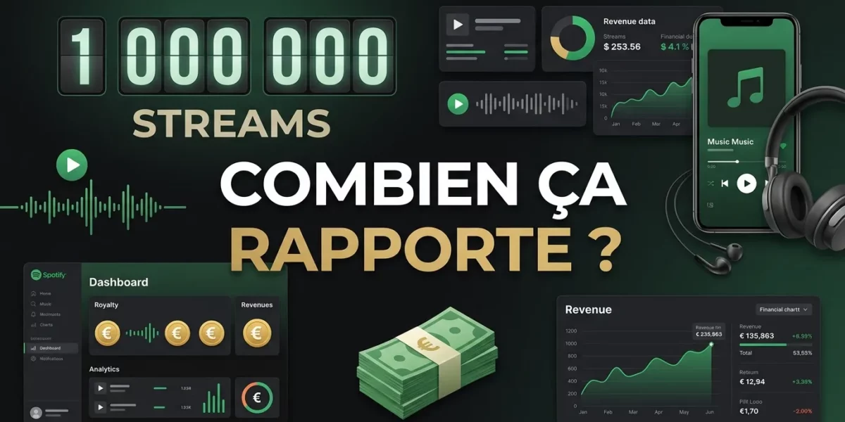 1 Million de Streams Spotify : Combien Ça Rapporte en 2026 ?