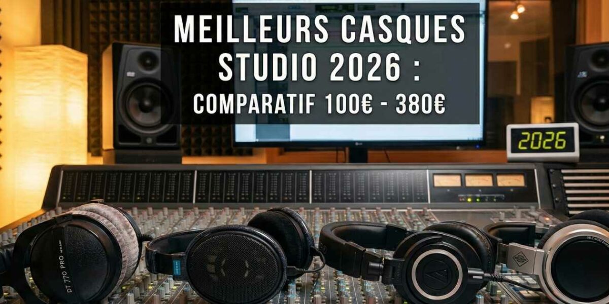 Meilleurs Casques Studio 2026 : Comparatif de 100€ à 380€
