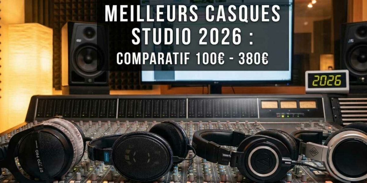 Meilleurs Casques Studio 2026 : Comparatif de 100€ à 380€