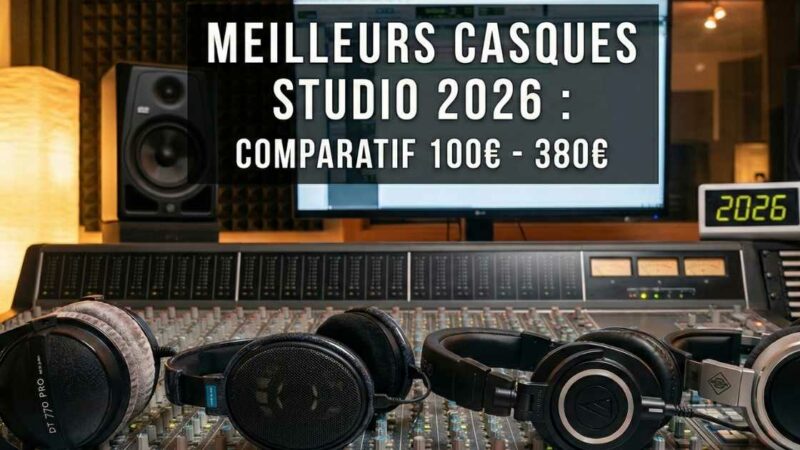 Meilleurs Casques Studio 2026 : Comparatif de 100€ à 380€