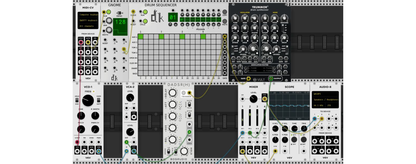 Simple Vcv Rack Example VCV Rack : Test & Présentation simple