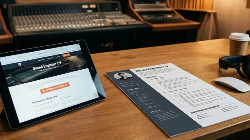 Exemple CV Ingénieur du Son [PDF Gratuit]